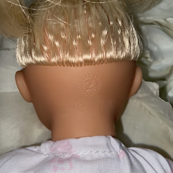 RARE Vintage 1999 Jolly Dolly Blond Baby Doll - Picture 10 of 17